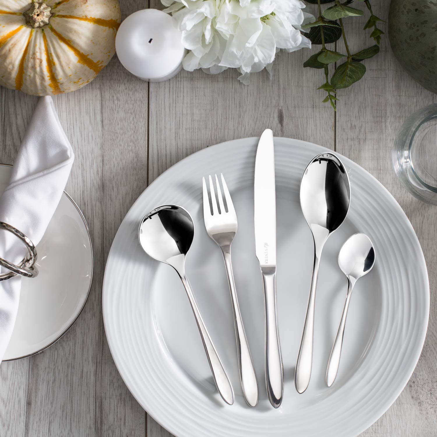 Amazon.com: Viners Eden Stainless Steel Cutlery Set for Six People